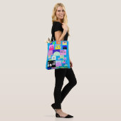 Leuke Alien Blob Cartoon Grappige Sassy Comic Tote Bag (Op model)
