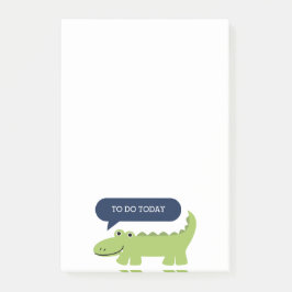 Leuke alligator gepersonaliseerd post-it® notes