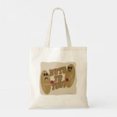 Leuke Almont Cartoon kunst voor jou Tote Bag (Achterkant)