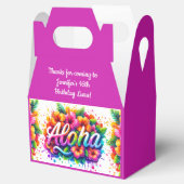 Leuke Aloha Tropische Verjaardag Luau Bedankdoosjes (Geopend)