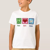Leuke Alpaca Kinder T-shirt (Voorkant)
