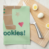 Leuke "Als je de hitte niet kunt nemen" Gingerbrea Theedoek (Quarter Fold)