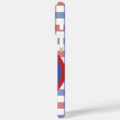Leuke Amerikaan als honkbal en appeltaart Case-Mate iPhone Case (Achterkant / Links)
