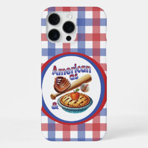 Leuke Amerikaan als honkbal en appeltaart iPhone 16 Pro Max Hoesje