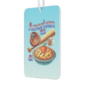 Leuke Amerikaan als honkbal en appeltaart Luchtverfrisser (Links)