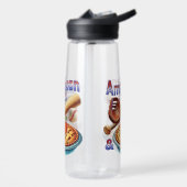 Leuke Amerikaan als honkbal en appeltaart Waterfles (Links)