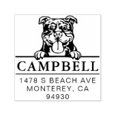 Leuke Amerikaanse Bully Custom Dog Adres Stempel (Design)