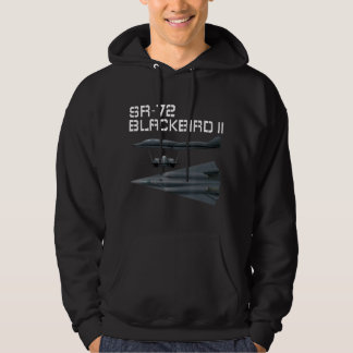 Leuke Amerikaanse militaire luchtvaart SR-72 Black Hoodie
