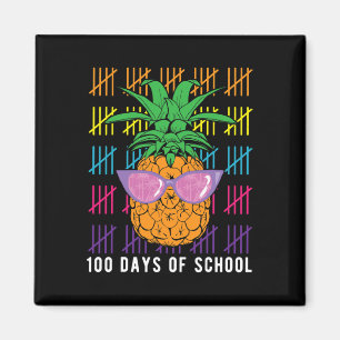 Leuke ananas 100 dagen van school leraar en studie magneet