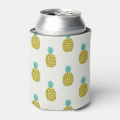 Leuke ananas naadloze illustratie. blikjeskoeler (Blikje Voorkant)