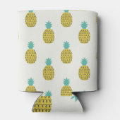 Leuke ananas naadloze illustratie. blikjeskoeler (Achterkant)