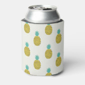 Leuke ananas naadloze illustratie. blikjeskoeler (Blikje Achterkant)
