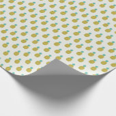Leuke ananas naadloze illustratie. cadeaupapier (Hoek)