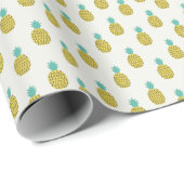 Leuke ananas naadloze illustratie. cadeaupapier (Rol Hoek)