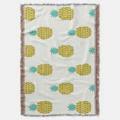 Leuke  ananas naadloze illustratie. deken (Voorkant Verticaal)