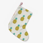 Leuke ananas naadloze illustratie. kleine kerstsok (Voorkant (Hangend))