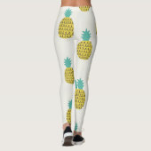 Leuke ananas naadloze illustratie. leggings (Achterkant)