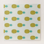 Leuke ananas naadloze illustratie. legpuzzel (Horizontaal)