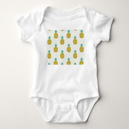 Leuke  ananas naadloze illustratie. romper (Voorkant)