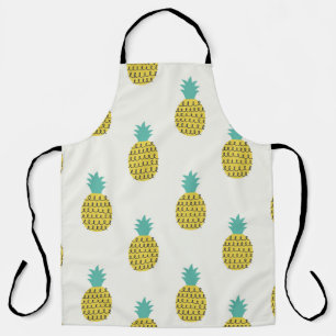 Leuke ananas naadloze illustratie. schort