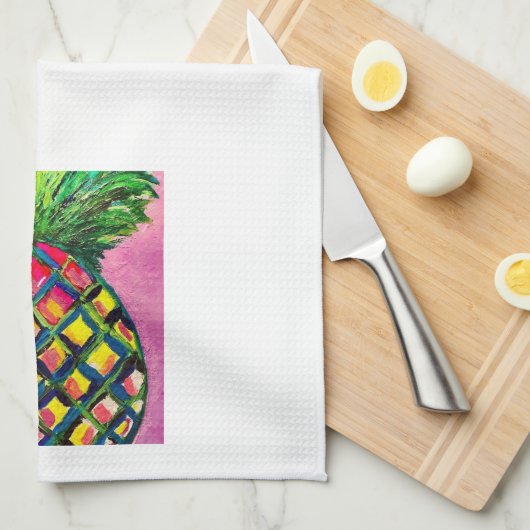 Leuke ananas theedoek (Quarter Fold)