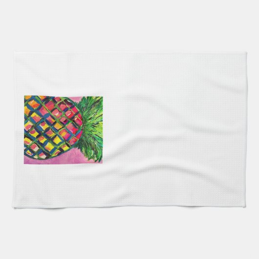 Leuke ananas theedoek (Horizontaal)