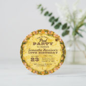 Leuke ananas zomer zwembad partij elke leeftijd ve kaart (Staand voorkant)