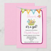 Leuke Animal Ark Baby shower Uitnodiging (Voorkant / Achterkant)