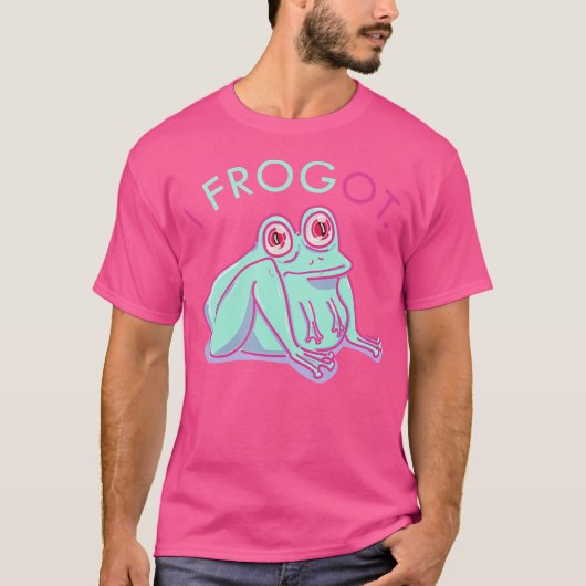 Leuke Animal Puns Funny Frog T-shirt (Voorkant)