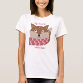 Leuke Animal Sly, Sweet, Wild Fox T-shirt (Voorkant)