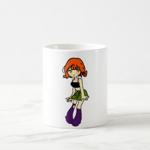 leuke anime chibi-meisjes koffiemok