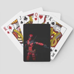Leuke anti-held Speelgoed fotografie Pokerkaarten