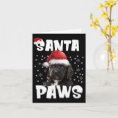 Leuke Apoo Kerstverlichting Tree Hondenliefhebber Kaart (Gele Bloem)