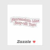 Leuke apothekers citaat sticker (Vel)