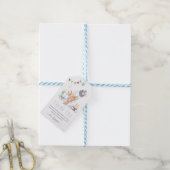 Leuke Aquarel Axolotl Bedankkaartje Tag Cadeaulabel (Met Touw)