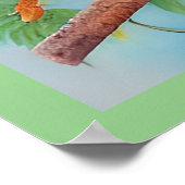 Leuke aquarel stijl Toucan Poster (Hoek)