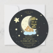 Leuke aquarel Teddy beer derde verjaardag Kaart (Voorkant)