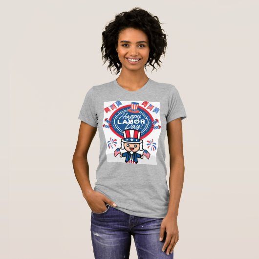 Leuke arbeidsontwerp  t-shirt (Voorkant volledig)