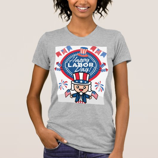 Leuke arbeidsontwerp t-shirt (Voorkant)