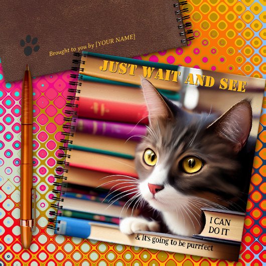 Leuke Artistic Cat Books Terug naar School Notitie Notitieboek