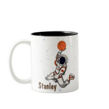 Leuke Astronaut Buitenruimte Galaxy Basketbal