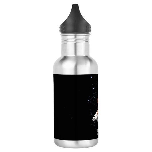 Leuke Astronaut Buitenruimte Galaxy Basketbal Waterfles (Links)