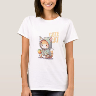 Leuke astronaut kat t-shirt