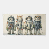 Leuke astronaut ruimte katten bureaumat (Voorkant)