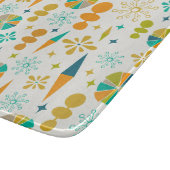 Leuke atomaire vormen Starburst Retro Midden-eeuw Snijplank (Hoek)