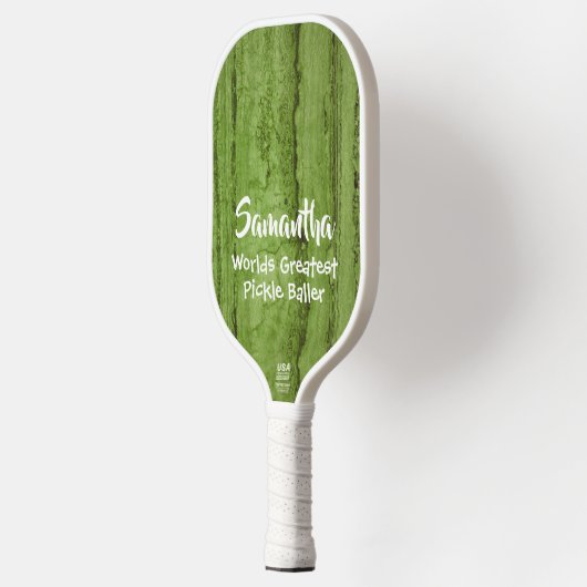 Leuke augurk groen pickleball paddle (Links)