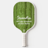 Leuke augurk groen pickleball paddle (Voorkant)