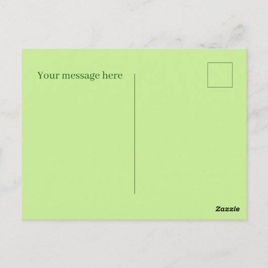 Leuke augurk liefhebbers voeg tekst toe briefkaart (Achterkant)