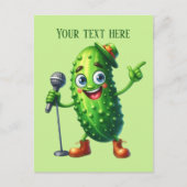 Leuke augurk liefhebbers voeg tekst toe briefkaart (Voorkant)