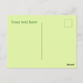 Leuke augurk liefhebbers voeg tekst toe briefkaart (Achterkant)